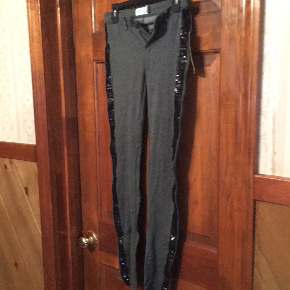 Sequin Stripe Jeggings